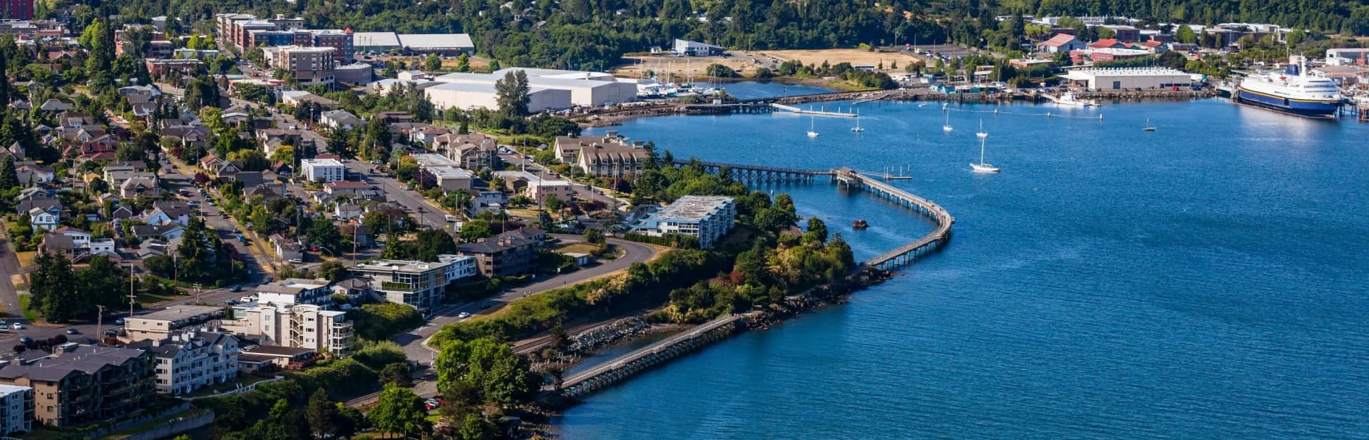 Bellingham aerial view
